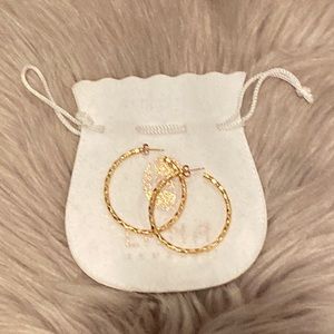 Lana Jewelry 14k yellow gold hoops